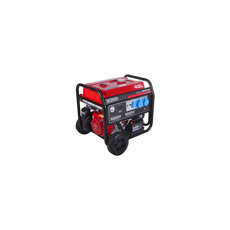 Generador monofásico Honda X60e de 6KVA Generador monofásico Honda X60e de 6KVA