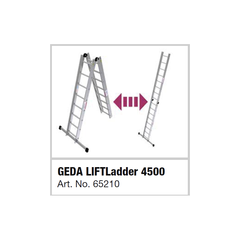 Tramo escalera de 4500 mm para geda battery ladder lift