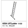 Tramo escalera de 1100 mm para geda battery ladder lift